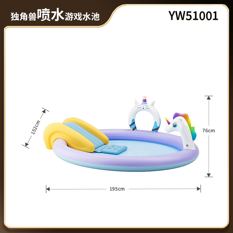 Unicorn Spray Pool