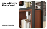 Modern Design Multi-Tier Shelving unit Multifunctional Multi-Tier exposed storage shelf Space-Saving Storage Rack Sturdy for residents, Interior Designers, Office Workers, Entryway, Hallway, Bedroom, Kitchen