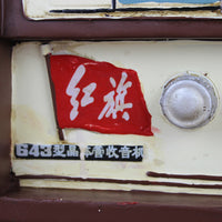 Handmade Retro Tin Radio Model for Home Decor and Photography Prop