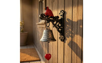 Decorative Wall Bell Filigree Ornate Bird Bell
