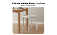 Stackable Saddle Stool Space-Saving Dining Seat Minimalist Design for Homeowners