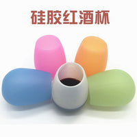 Foldable Silicone Wine Glass for Camping and Outdoor Activities