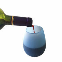 Foldable Silicone Wine Glass for Camping and Outdoor Activities
