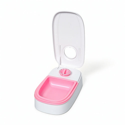 Timed Pet Feeder Removable Pet Feeder with Timer Cleanable for Home, Cats