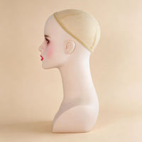 Simulation Makeup Mannequin Head Short Style 40cm with Hair Display