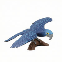 Bird Figurine Hand-Painted Small Bird Ornament Animal Model Textured Sculpture Decorative for Collectors, Shelf, Desk