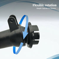 Flexible Rotation Rotating Pool Cleaner Part Flared Base Pool Cleaner Replacement Part Mounting Tabs Rotating Connector Through-Hole