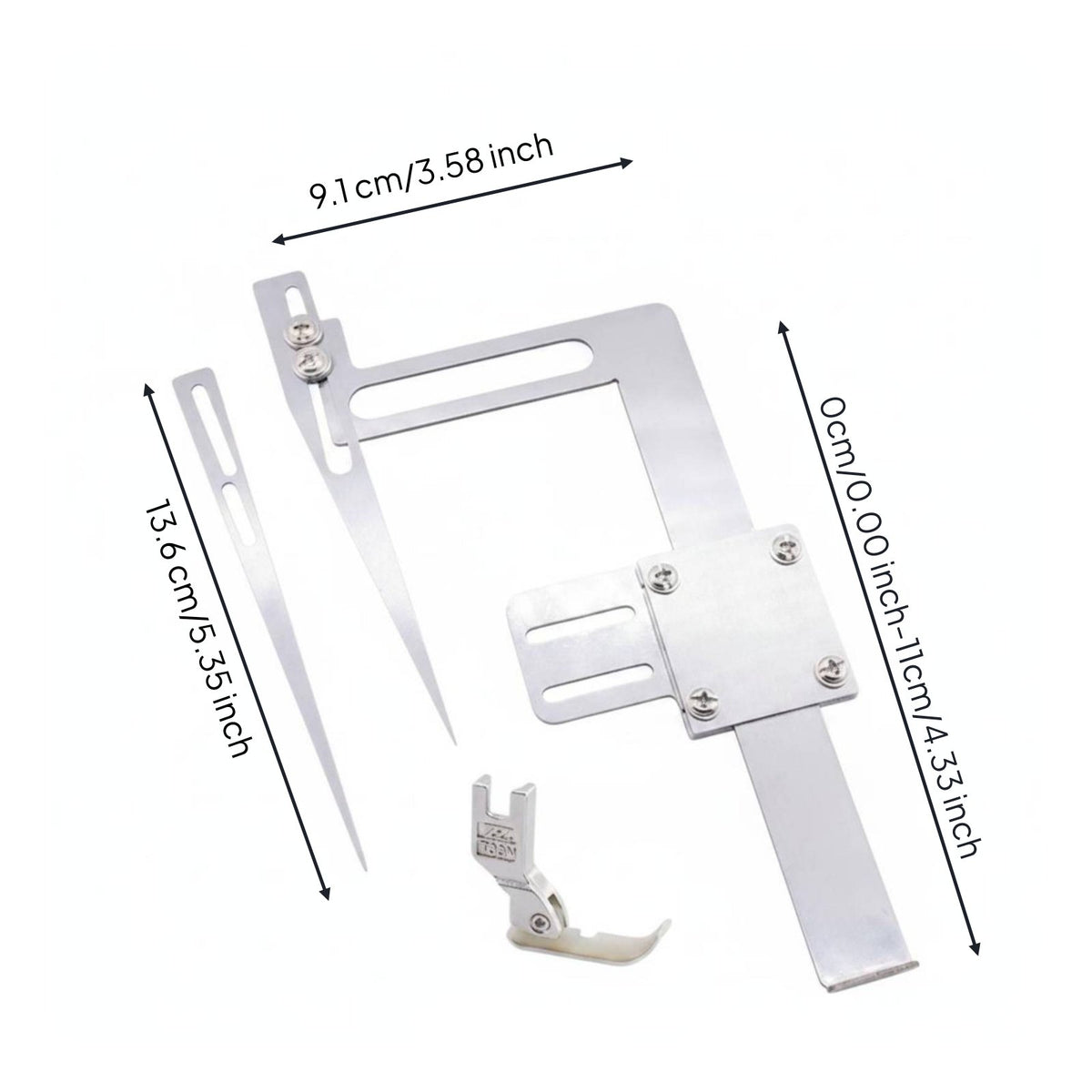 Sewing Machine Seam Guide Adjustable Sewing Machine Attachment High Productivity