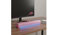 PC Speaker Bar Built-in Audio Pickup PC Sound Bar Deep Bass Desktop Soundbar for Gaming Enthusiasts, Home Office