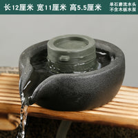 流水配件自制循环流水器加湿器陶瓷鱼缸配件增氧装置DIY创意搭配 时来运转（可以转动）