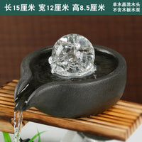 流水配件自制循环流水器加湿器陶瓷鱼缸配件增氧装置DIY创意搭配 时来运转（可以转动）