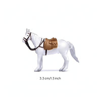1/64 Scale Horse Figure Micro for Dioramas, Collectors