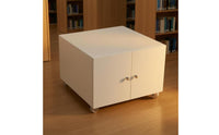 Mobile Cabinet Base Casters Double Door Cabinet Slim