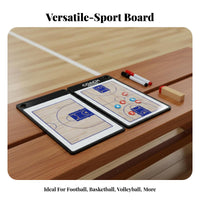 Multi-Sport Attractive Tactic Board Easy to Wipe Away Attractive Soccer Coaching Board Fade-Resistant Lines for Game Day