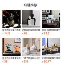 新中式一象一佛禅意摆件新中式象佛陈设品创意家居茶室桌面装饰品
