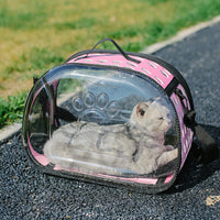 Moorpet Transparent EVA Pet Carrier Backpack for Cats