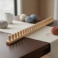 Wooden Weaving Loom Stress Relief Wood Weaving Frame Easy to Use for Home