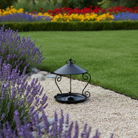 Metal Bird Feeder Gnaw-resistantResistant Tray Bird Feeder Drainage Holes