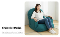 Adjustable Spinerest Lounger Ergonomic Spine Assistance Adjustable Chaise Lounge Cushiony Paddinging Sturdy Steel Frame