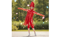 Squid Costume Metallicappearone-Piece Costume with Hood Novelty Bodysuit for Stage Performances