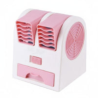 Quiet Operation USB Personal Air Cooler Adjustable Angle Desktop Water Cooling Fan Function for Students, Dorm Room, Bedroom