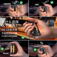 新款解压玩具多功能办公室指尖陀螺静音现货金属质感