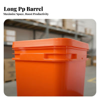 Square Plastic Pail 25L Pail PP Fermentation Pail Good Closure Ing Professional Pail with Handle