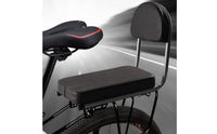 Rear Bike Seat with Backrest Comfortable Back Support Cycle Rear Seat Wear-Resistant Transport Accessory