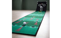 Golf Putting Mat with Target Net Portable Golf Hitting Net with Practice Mat Foldable for Golfers, Beginners, Home, Backyard, Office