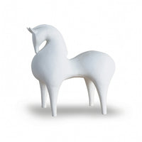 Resin Horse Sculpture Abstract Artistic Horse Sculpture Modern for Living Room, Office
