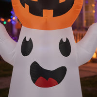 Pumpkin Specters Inflatable Festive Specters Inflatable with Pumpkin Giant for Porch