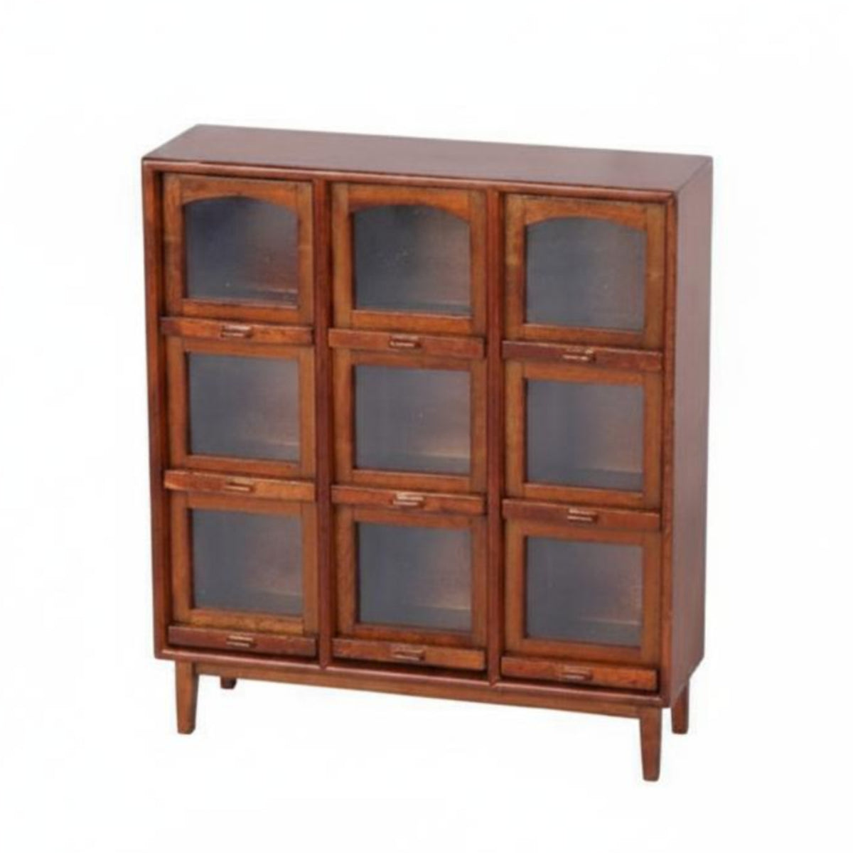 9-Grid Cabinet Rustic Minimalist Aesthetic Miniature Shelf Organizer