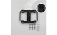 Sturdy Quick-Release Buckle Long-Lasting Basket Bracket with Screws and Nuts Strong Mounting Adapter with Screws and Nuts Adjustable for Commuters