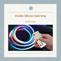 RGB Light Strip, Color Changing, Flexible, Portable, Remote
