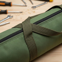 Heavy-Duty Canvas Tool Bag Waterproof Tool Organizer Hardware Storage Tote Bag for Mechanics, Electricians, Job Sites, Workshop, Garage