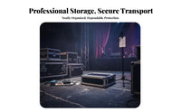 Audio Equipment Audio Transport Enclosure Heavy Duty Aluminum Reinforced Corners for DJs, Artists, Stage