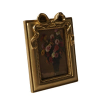 Ornate Vintage Frame French Style Ornate Gold Photo Frame Beaded Detailing