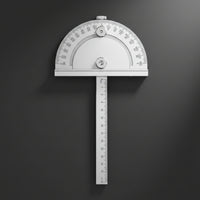 Angle Measurer with Adjustable Arm 2-in-1 Angle Measurer with Sliding Arm Precision for Woodworkers, Carpenters