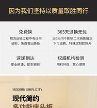 现代简约床头柜子家用卧室床头收纳柜轻奢高级感小型床边柜置物架 【高级款】桌面带插座+环绕灯带-拉手在左 组装