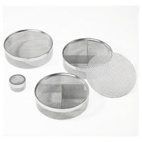 5 Pieces Mesh Basket with Rolled Rim Corrosion-Resistant Watch Repair Cleaning Basket Compact Stackable for Watchmakers