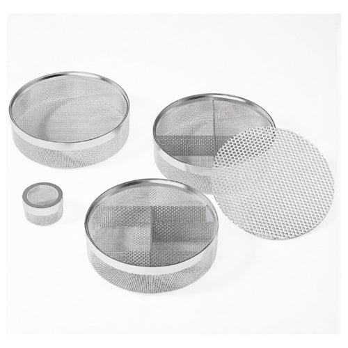 5 Pieces Mesh Basket with Rolled Rim Corrosion-Resistant Watch Repair Cleaning Basket Compact Stackable for Watchmakers