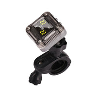 Motorcycle Tire Pressure tracking System, cordless TPMS, instant LCD display, waterproof, paired sensors, enhanced safety