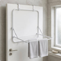 Over-the-Door Organizer Parallel Rods Door Hanging Storage Shelf Space-Saving