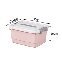 Multi-Purpose Organizer Box Heavy Duty Plastic Storage Box with Lid for Bedroom
