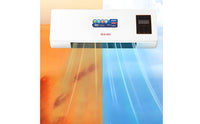 Digital Wall-Mounted Heater Touch Screen Bladeless Heater Space-Saving Quiet for Bedroom