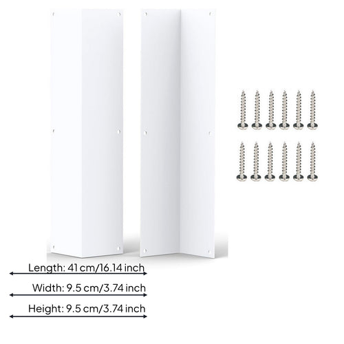 2 Pieces Vinyl Siding Corner Protector Pre-Drilled Building Hardware 90-Degree