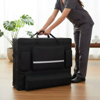 Massage Table Carrying Bag Black Folding Massage Table Bag Rectangular Health Care Storage