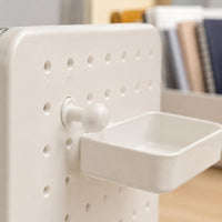 Desktop Pegboard Organizer Accessory Trays Office Organizer Shelf Multi-Layer