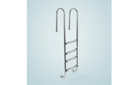 Stainless Steel Pool Ladder Polished Pool Ladder with Non-Slip Steps Resistant
