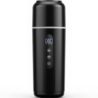 Car kettle heats drinks outdoors